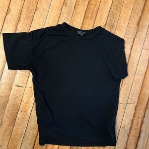 Topshop Black Short Sleeve Tee